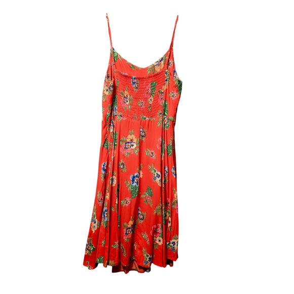 Old Navy Pansy red sundress size large - Picture 2 of 7